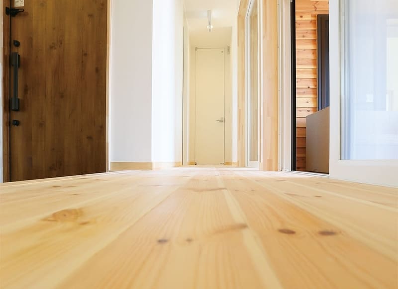 自然素材のナチュラルなあたたかみ